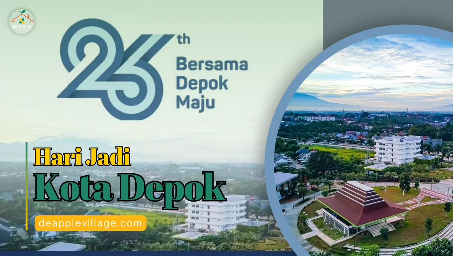 Daftar Rangkaian Perayaan Hari Jadi ke-26 Kota Depok Tahun Ini