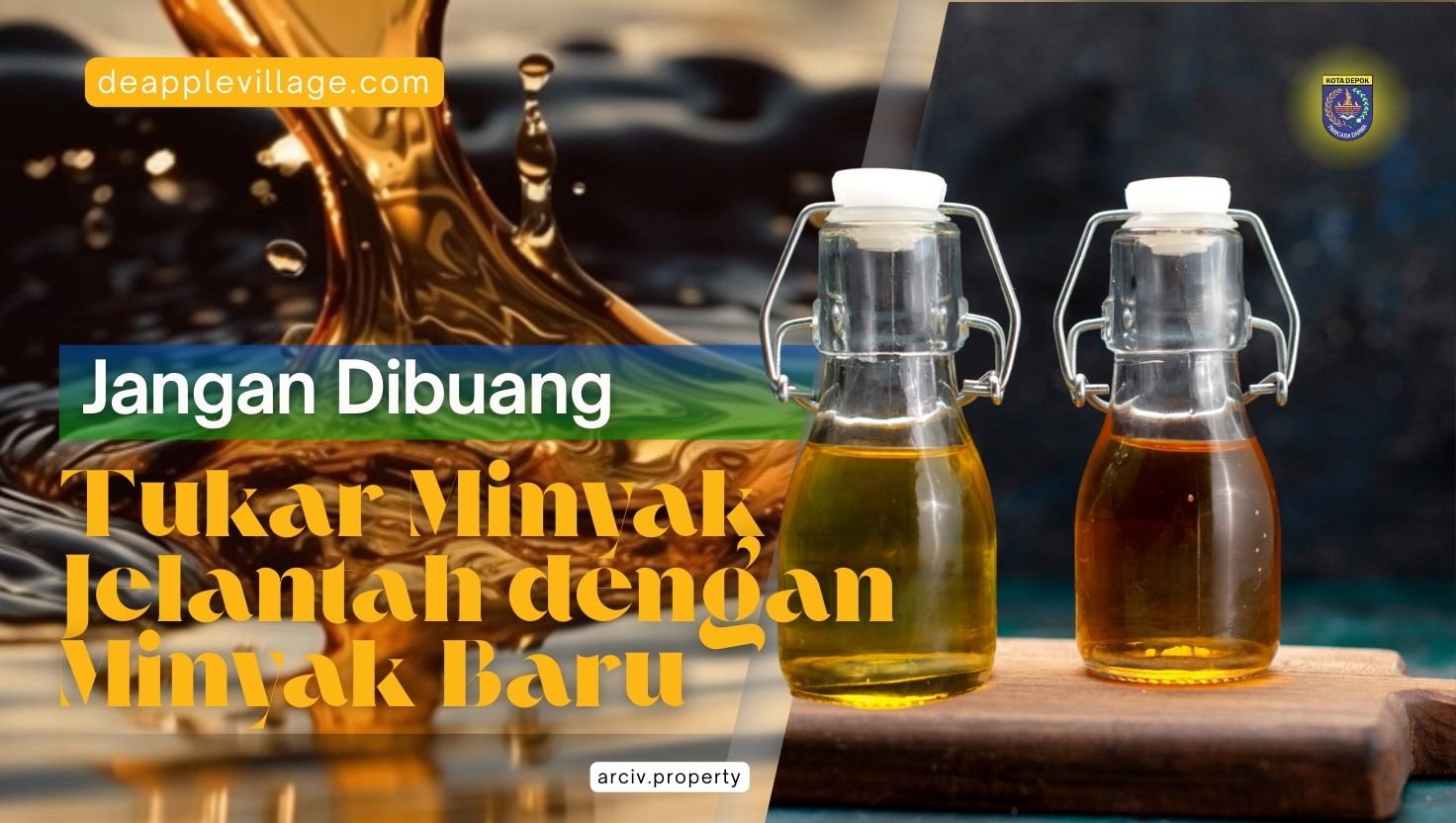 Tukar Minyak Jelantah dengan Minyak Baru