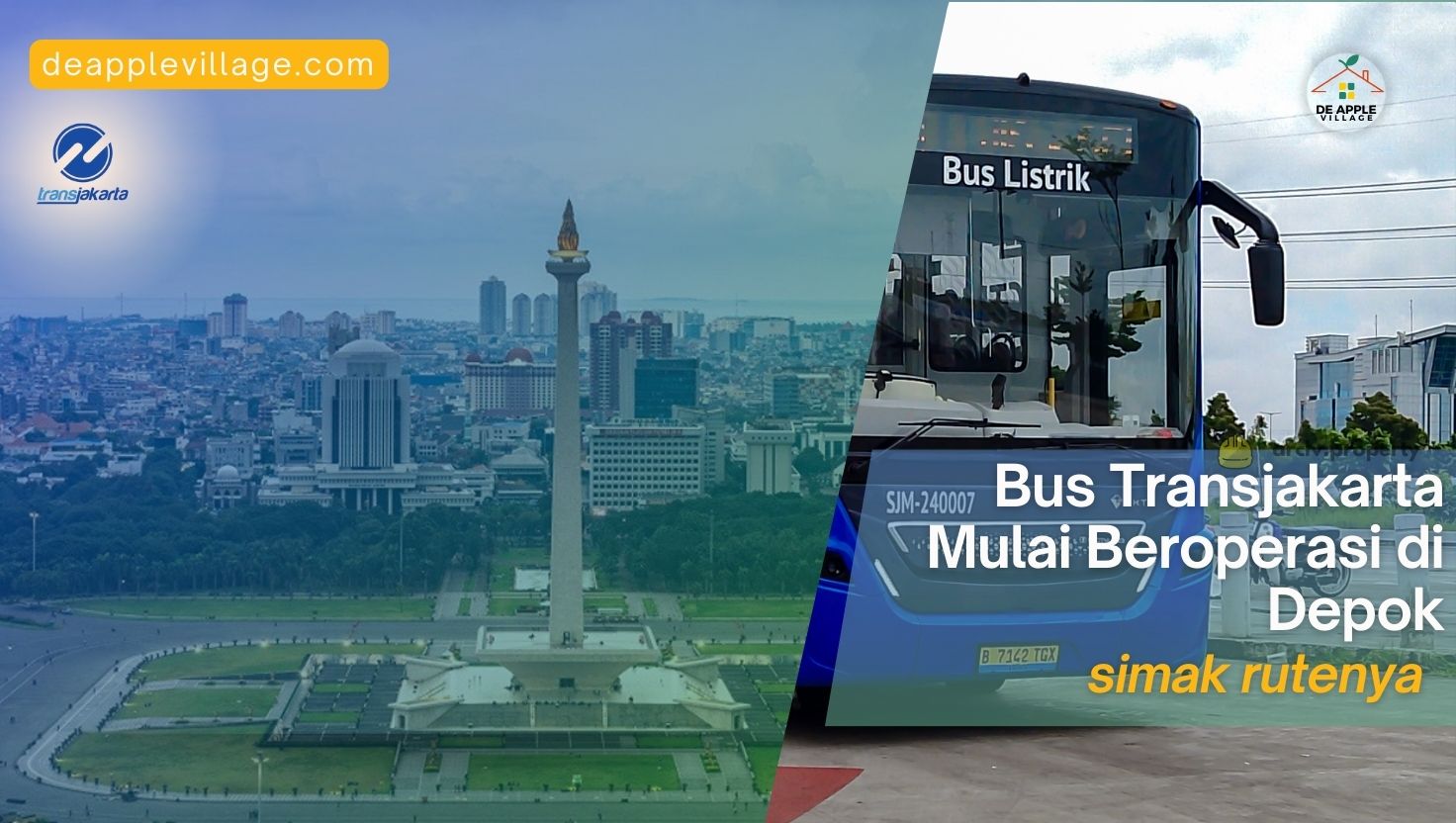 Bus Transjakarta Mulai Beroperasi di Depok, Simak Rutenya